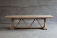 Picture of SALVAGED WOOD TRESTLE TABLE