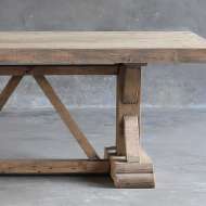 Picture of SALVAGED WOOD TRESTLE TABLE