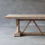 Picture of SALVAGED WOOD TRESTLE TABLE