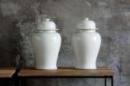 Picture of RUSTIC WHITE VASE