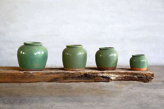 Picture of ANTIQUE CELADON JARS