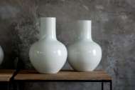 Picture of WHITE GLAZE VASES