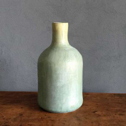 Picture of WEATHERED BLUE GLAZE VASE