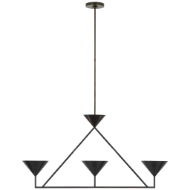 Picture of ORSAY MEDIUM 3-LIGHT LINEAR CHANDELIER (OPEN BOX)