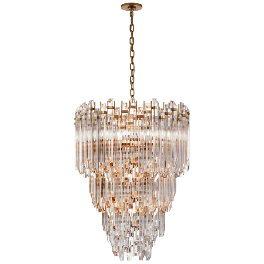 Picture of ADELE THREE-TIER WATERFALL CHANDELIER (OPEN BOX)