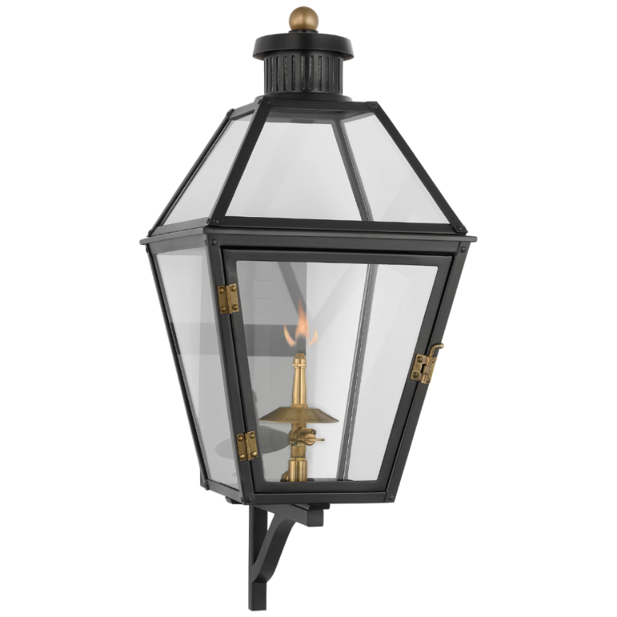 Picture of STRATFORD SMALL BRACKETED GAS WALL LANTERN (OPEN BOX)