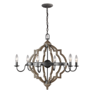 Picture of SOCORRO SIX LIGHT CHANDELIER