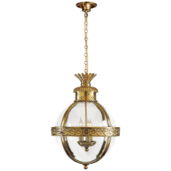 Picture of CROWN TOP BANDED GLOBE LANTERN