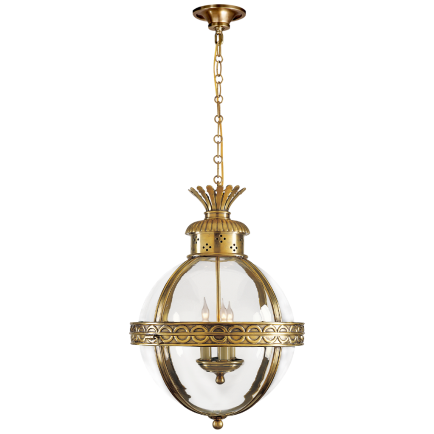 Picture of CROWN TOP BANDED GLOBE LANTERN