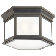 Picture of CLUB LARGE HEXAGONAL FLUSH MOUNT (OPEN BOX)