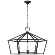 Picture of DARLANA WIDE HEXAGONAL LANTERN (OPEN BOX)