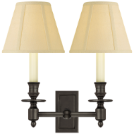 Picture of FRENCH DOUBLE LIBRARY SCONCE (OPEN BOX)