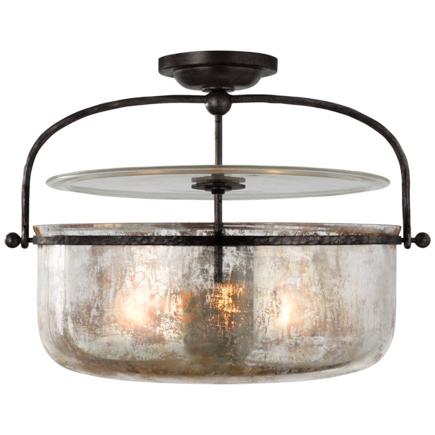 Picture of LORFORD MEDIUM SEMI-FLUSH LANTERN