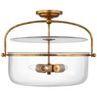 Picture of LORFORD MEDIUM SEMI-FLUSH LANTERN