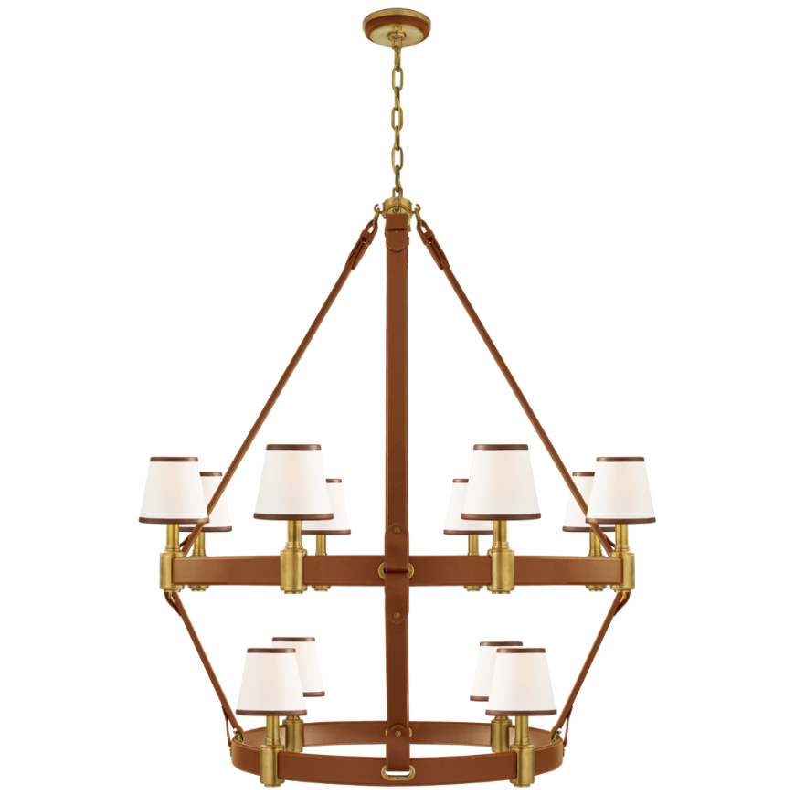 Picture of RILEY LARGE TWO TIER CHANDELIER (OPEN BOX)