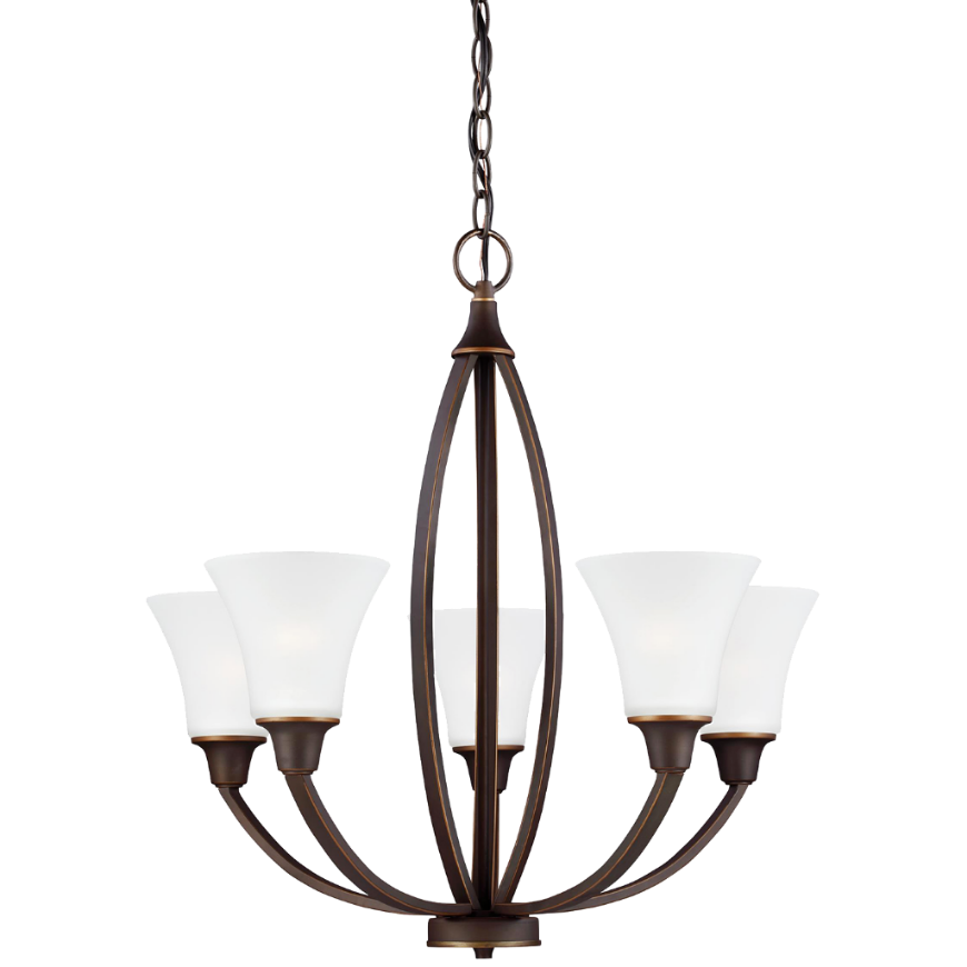 Picture of METCALF FIVE LIGHT CHANDELIER