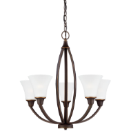 Picture of METCALF FIVE LIGHT CHANDELIER