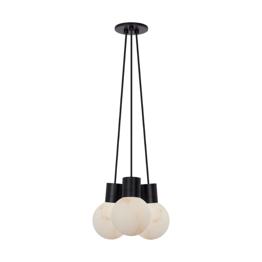 Picture of MINA ALABASTER 3-LIGHT SMALL CHANDELIER