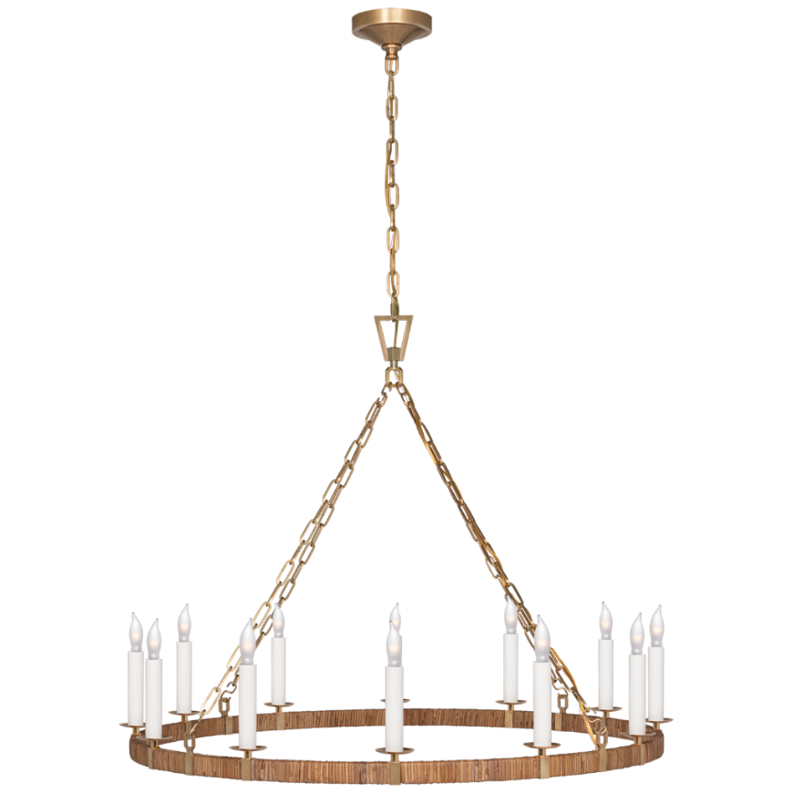 Picture of DARLANA LARGE WRAPPED RING CHANDELIER (OPEN BOX)