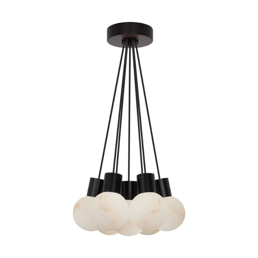 Picture of MINA ALABASTER 7-LIGHT SMALL CHANDELIER