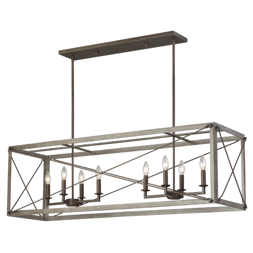 Picture of THORNWOOD EIGHT LIGHT LINEAR PENDANT