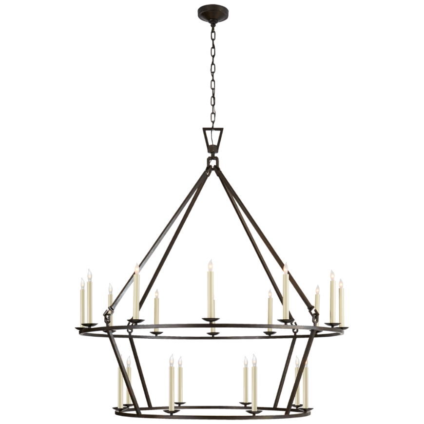 Picture of DARLANA EXTRA LARGE TWO-TIER CHANDELIER (OPEN BOX)