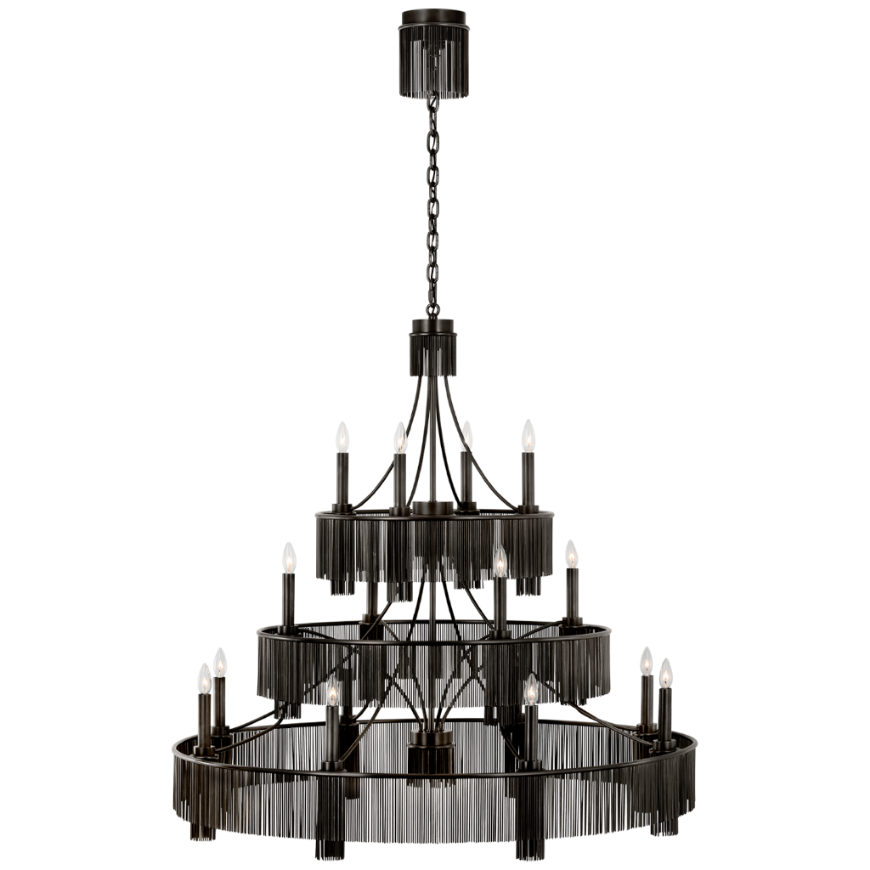 Picture of SUTTON 50" THREE TIER CHANDELIER