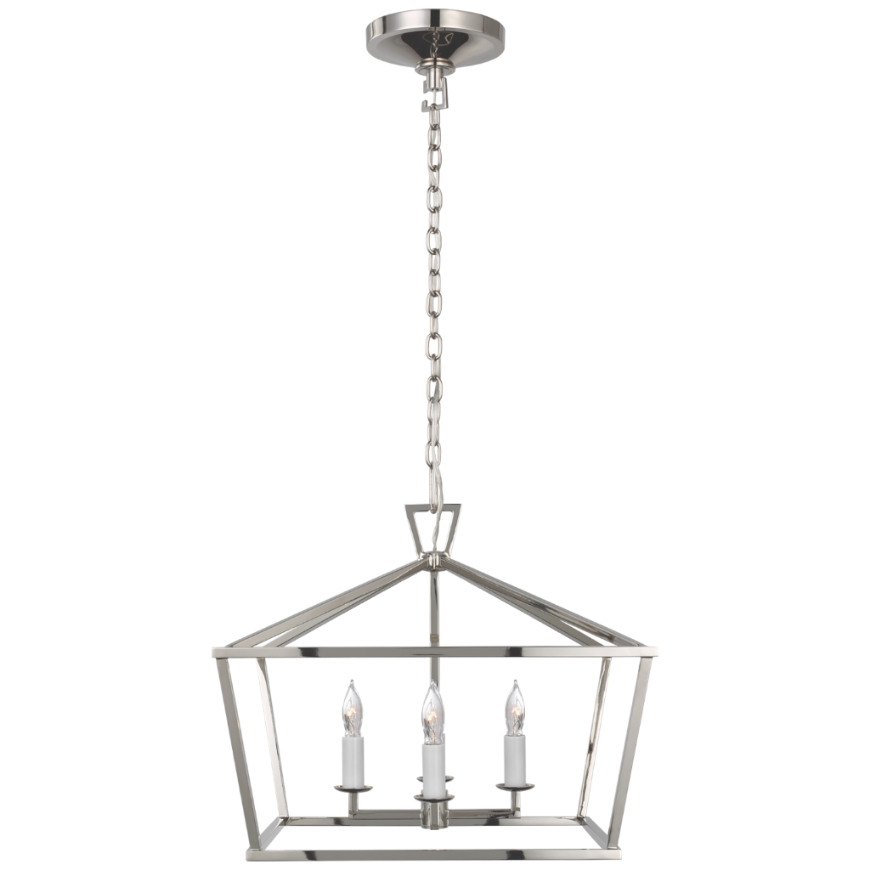 Picture of DARLANA SMALL WIDE SEMI-FLUSH MOUNT LANTERN (OPEN BOX)