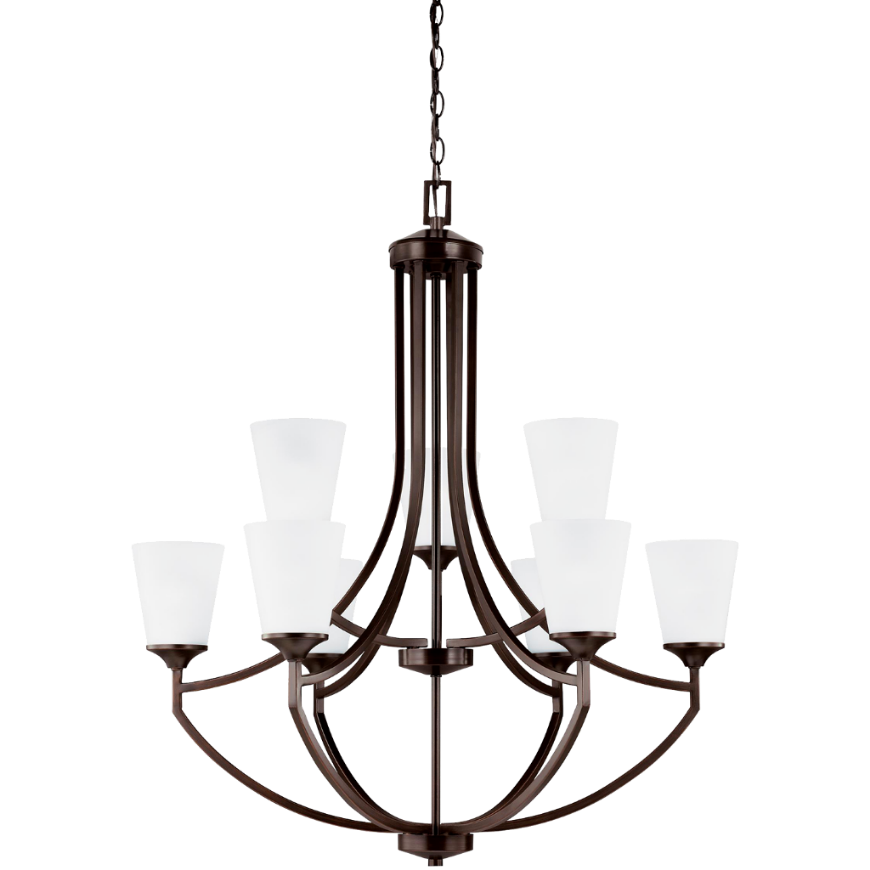 Picture of HANFORD NINE LIGHT CHANDELIER