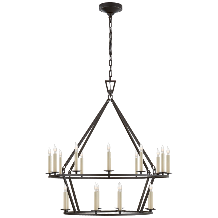 Picture of DARLANA MEDIUM TWO-TIER CHANDELIER