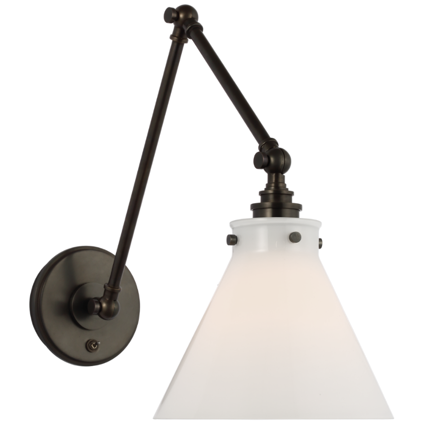 Picture of PARKINGTON DOUBLE LIBRARY WALL LIGHT (OPEN BOX)