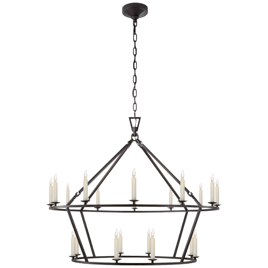 Picture of DARLANA LARGE TWO-TIERED RING CHANDELIER