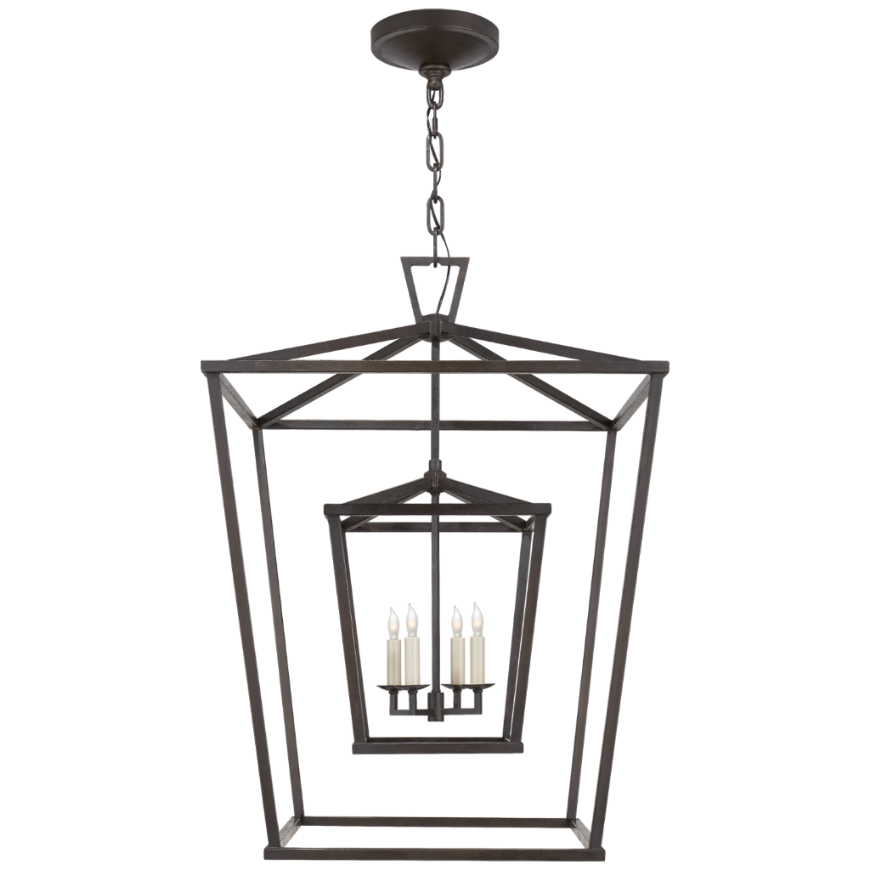 Picture of DARLANA LARGE DOUBLE CAGE LANTERN (OPEN BOX)