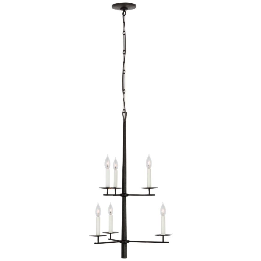 Picture of ARNAV SMALL  TWO-TIER ENTRY  CHANDELIER