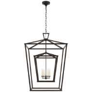 Picture of DARLANA EXTRA LARGE DOUBLE CAGE LANTERN (OPEN BOX)