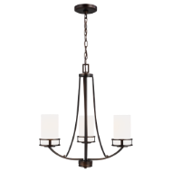 Picture of ROBIE THREE LIGHT CHANDELIER