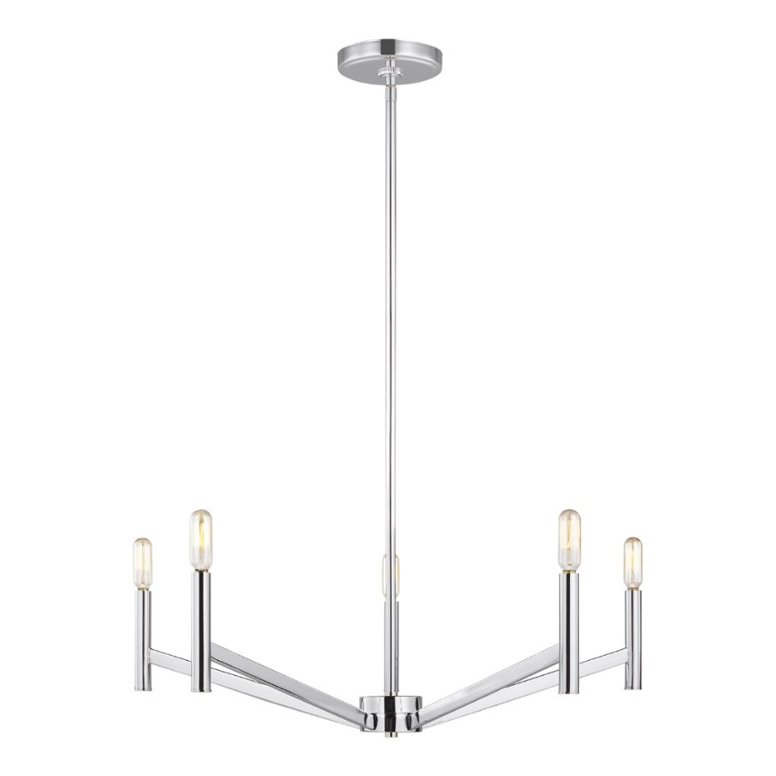 Picture of VECTOR FIVE LIGHT CHANDELIER