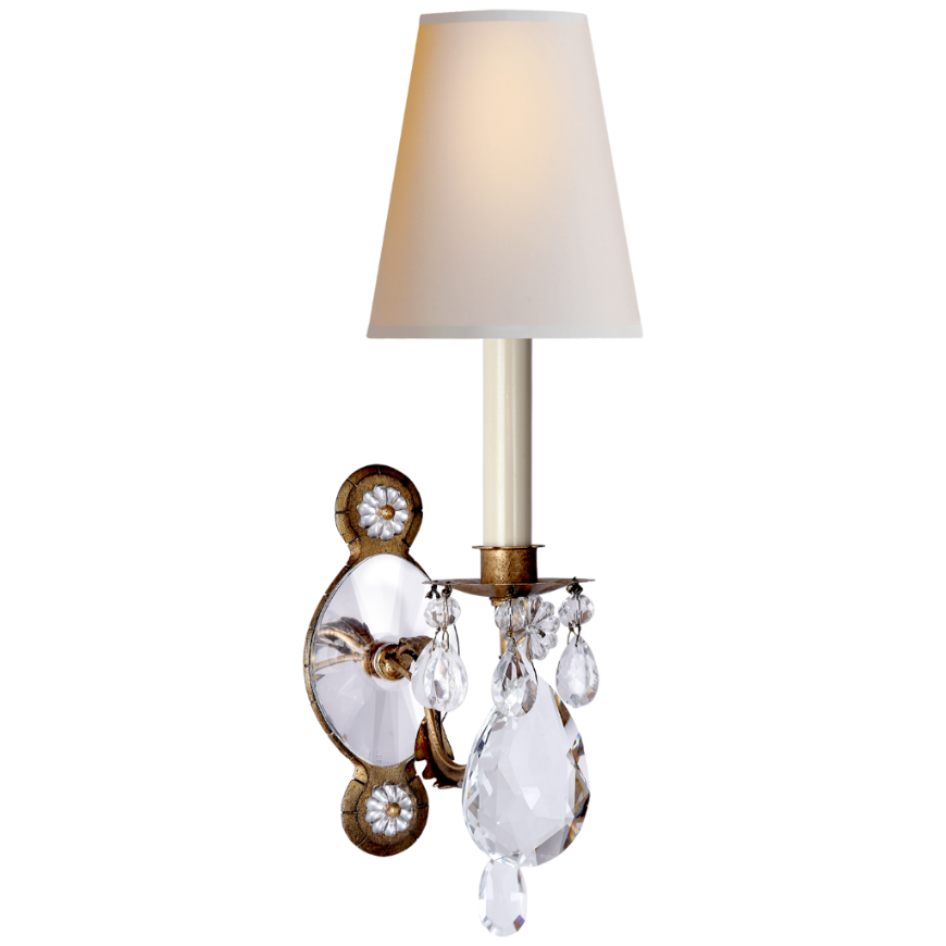 Picture of YVES CRYSTAL SINGLE ARM SCONCE