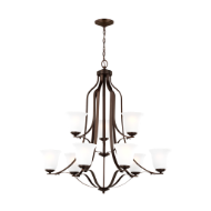 Picture of EMMONS NINE LIGHT CHANDELIER