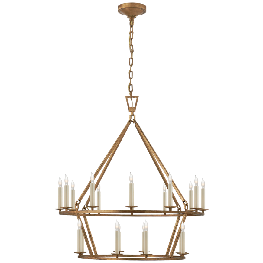 Picture of DARLANA MEDIUM TWO-TIER CHANDELIER (OPEN BOX)