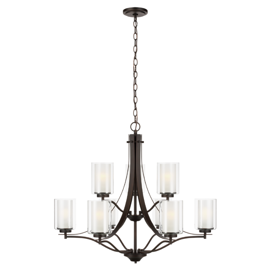 Picture of ELMWOOD PARK NINE LIGHT CHANDELIER