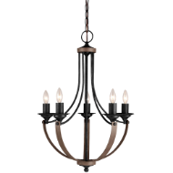 Picture of CORBEILLE FIVE LIGHT CHANDELIER