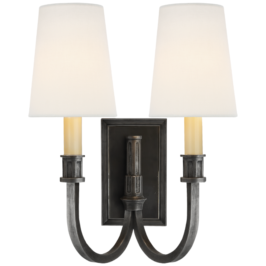 Picture of MODERN LIBRARY DOUBLE SCONCE (OPEN BOX)