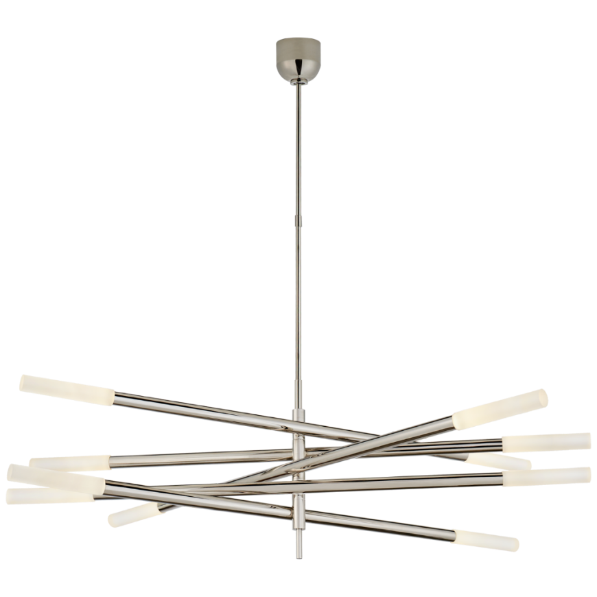 Picture of ROUSSEAU GRANDE TEN LIGHT ARTICULATING CHANDELIER (OPEN BOX)