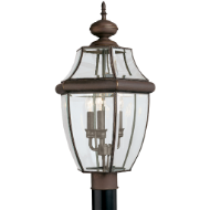 Picture of LANCASTER THREE LIGHT OUTDOOR POST LANTERN