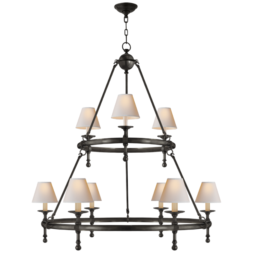 Picture of CLASSIC TWO-TIER RING CHANDELIER (OPEN BOX)