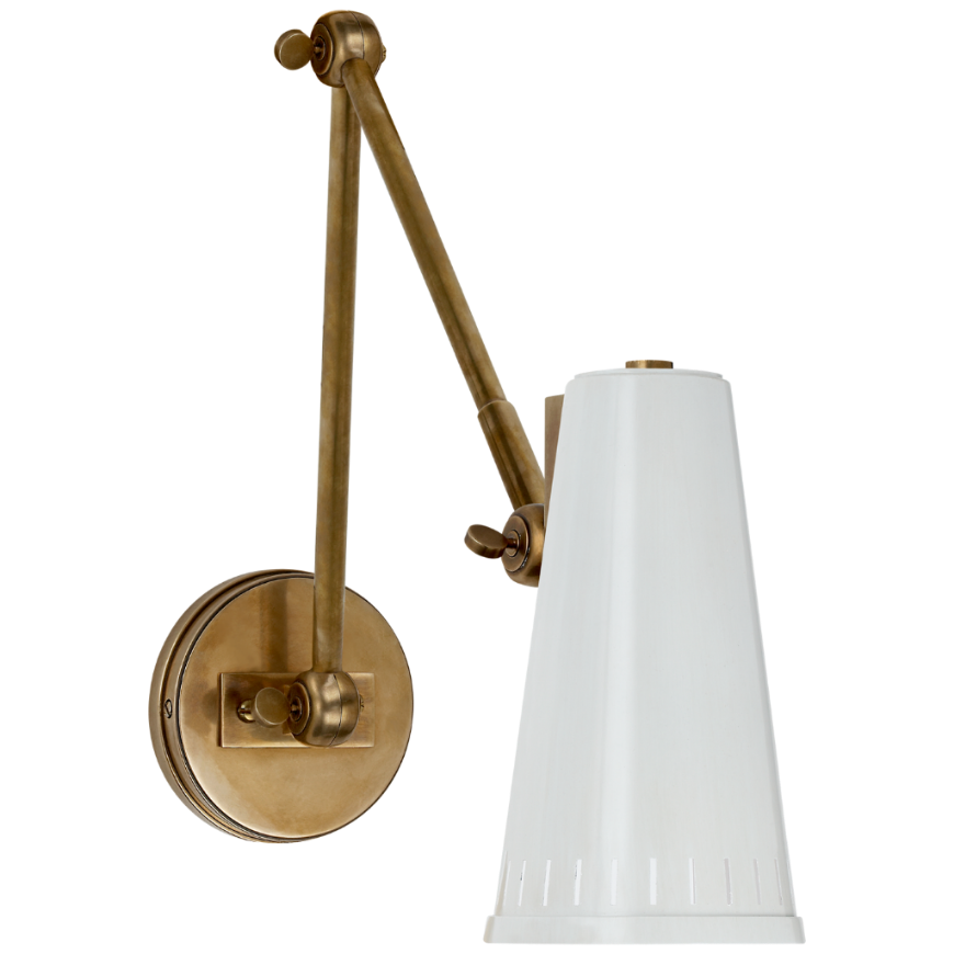 Picture of ANTONIO ADJUSTABLE TWO ARM WALL LAMP