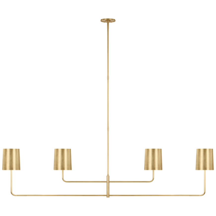 Picture of GO LIGHTLY 70" FOUR LIGHT LINEAR CHANDELIER