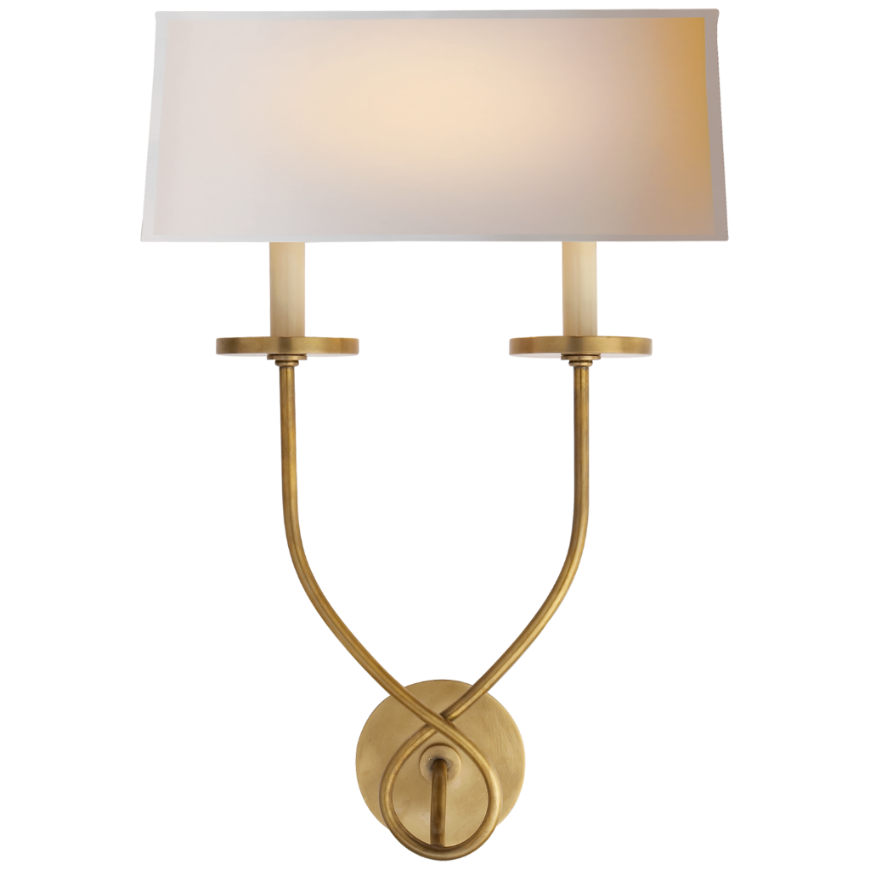 Picture of SYMMETRIC TWIST DOUBLE SCONCE