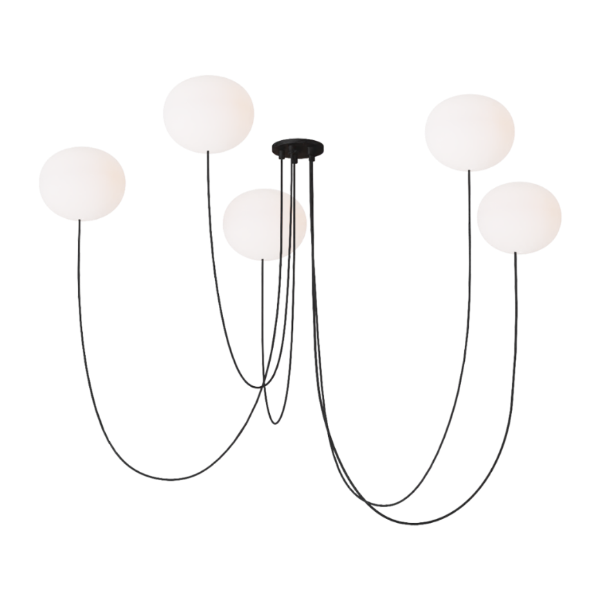 Picture of HELIUM MEDIUM 5 LIGHT CHANDELIER